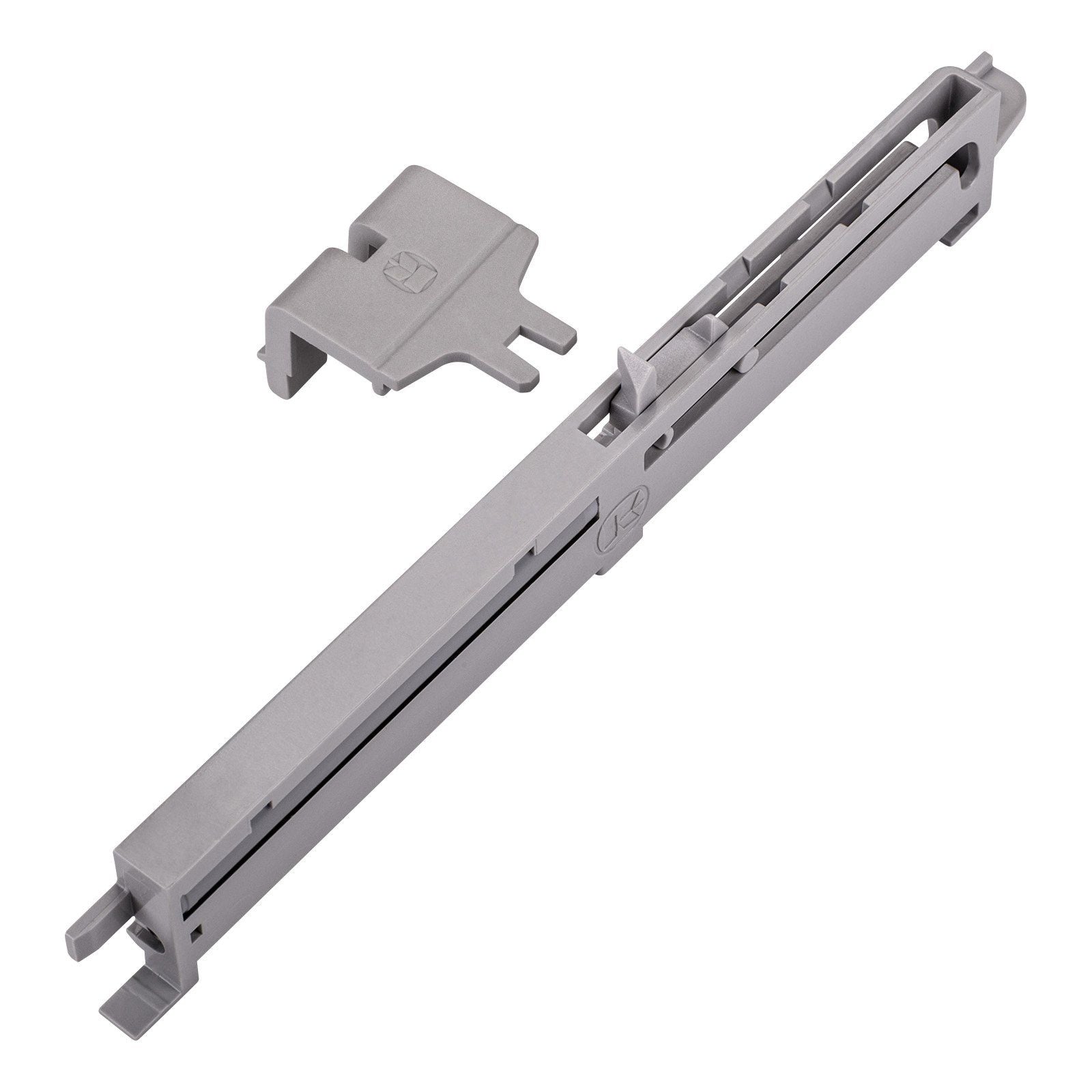 Der SoftStopp PLUS silbergrau für DISPENSA VVL von Kesseböhmer ist eine silbergraue Auszugsklappe für Hochschränke in schlichtem, funktionalem Design - ideal, um Ihren Schrank mit einem sanften, leisen Schließen aufzuwerten.