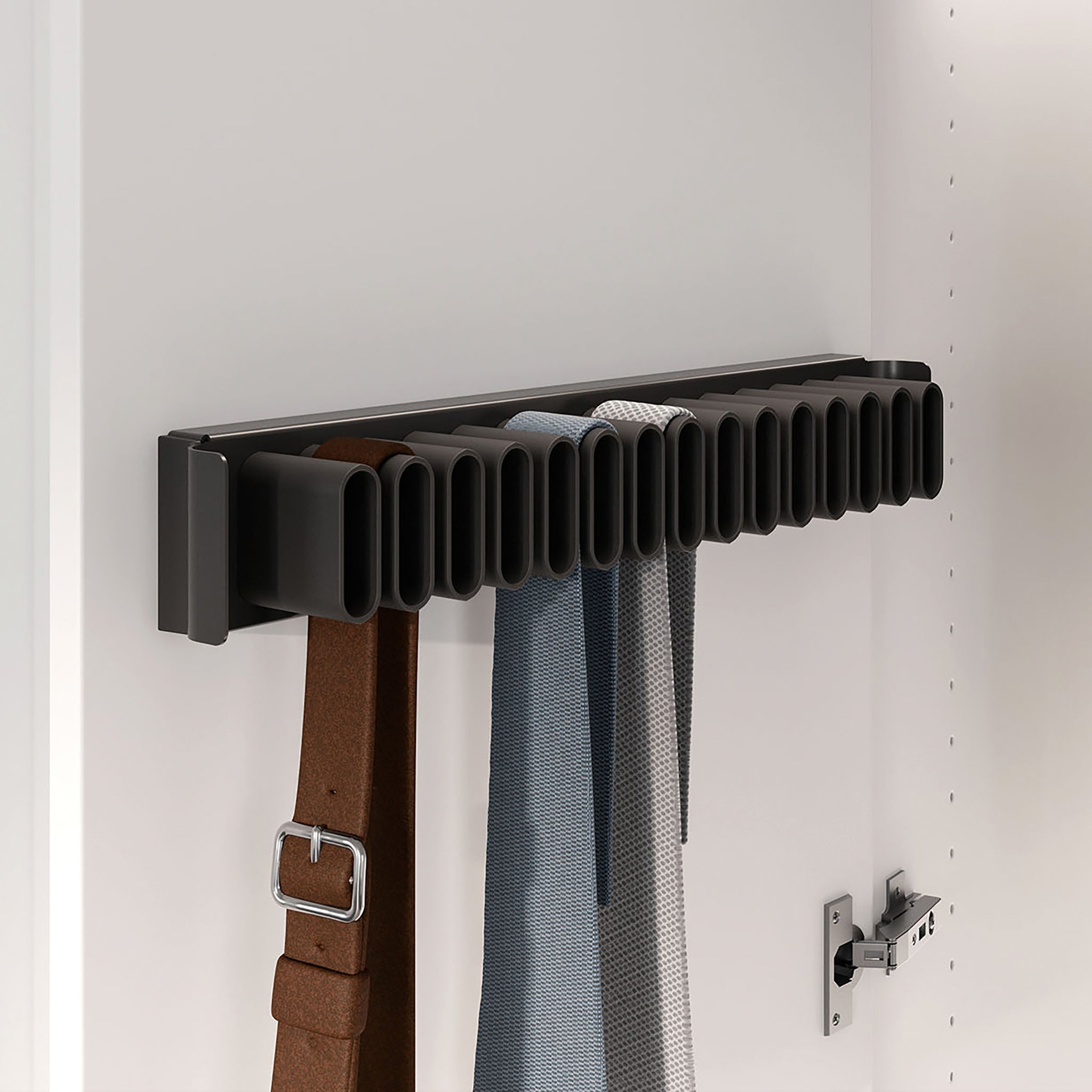 gürtel aufbewahrung schrank CONERO Gürtel- und Krawattenhalter (Halterung) - Gürtelhalter -  Krawattenhalter - Schrank Organizer - Gürtel- und Krawattenträger