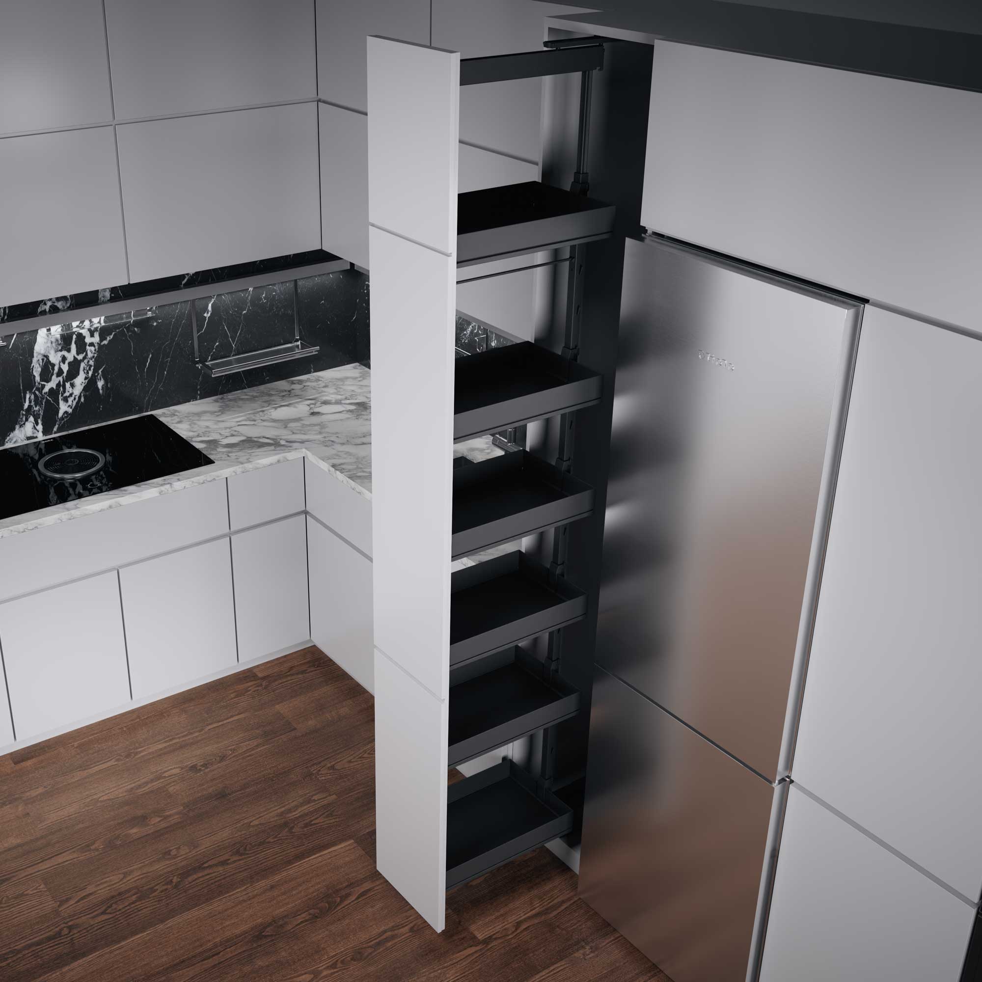 DISPENSA 90° Zusatzhaken für Tragrahmen - Korbhalter