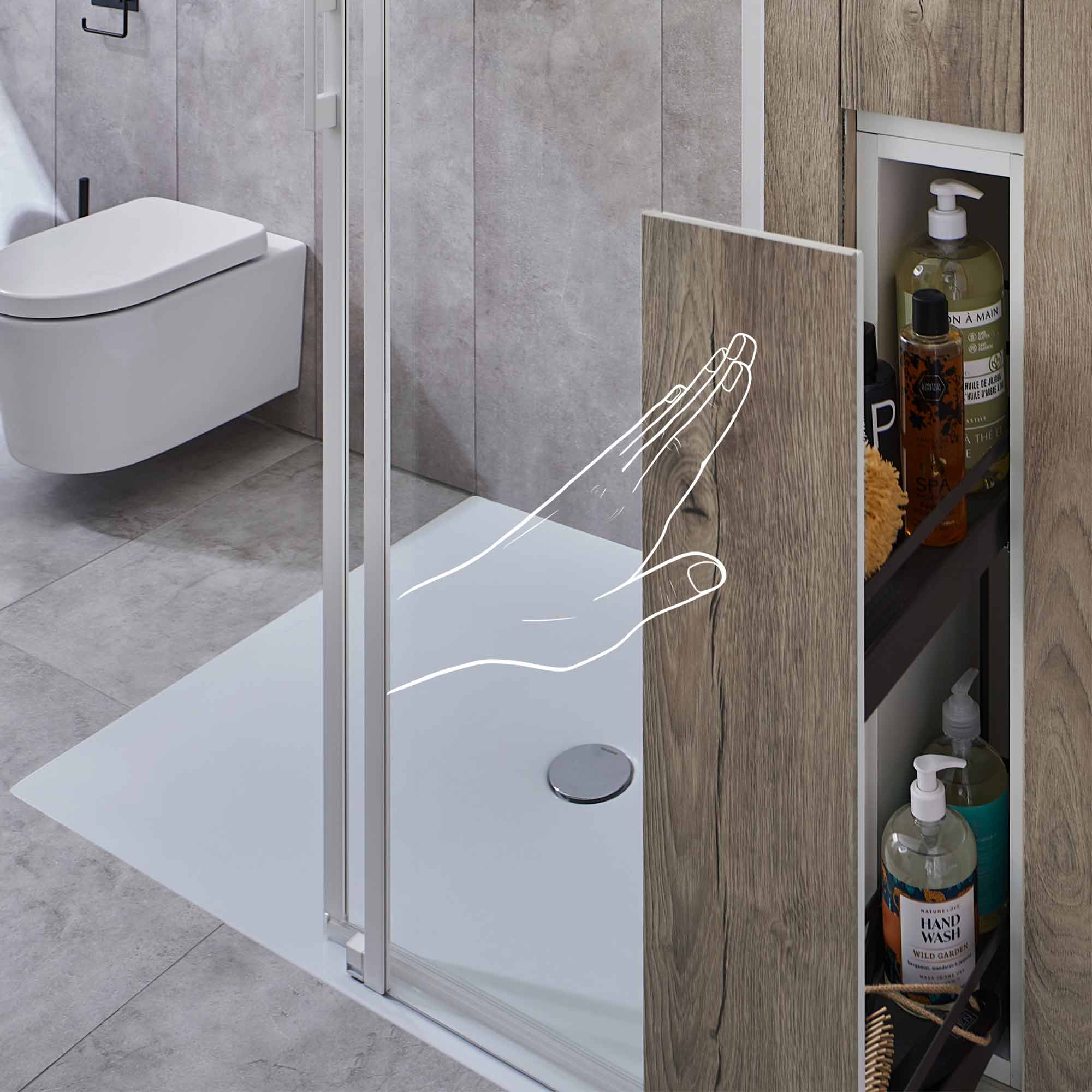 Erklärbild eines bestimmten Öffnungsmechanismus.